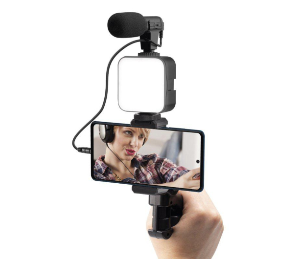 SBS Tripod bezprzewodowy SBS ze światłem LED i mikrofonem ^ - 1465186 - zdjęcie 2